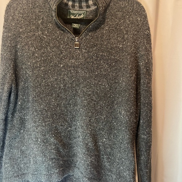 Vintage women’s Woolrich Zip neck Sweater size xl - Picture 2 of 9